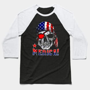 Pirate Merica Baseball T-Shirt